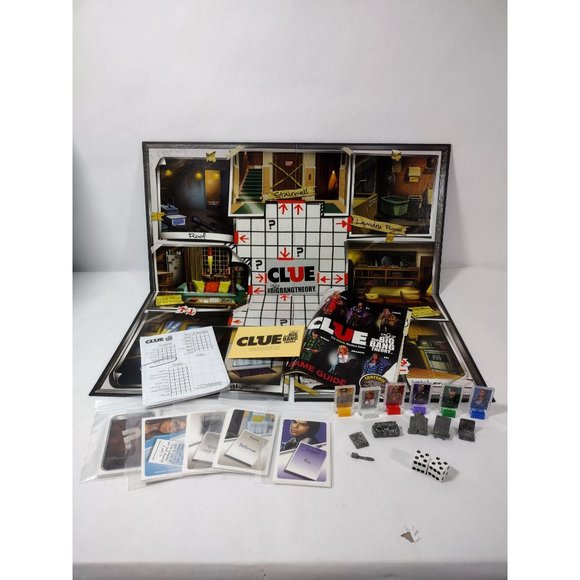 Clue The Big Bang Theory Edition Hasbro 2013 Mystery Board Game Complete - Picture 2 of 16